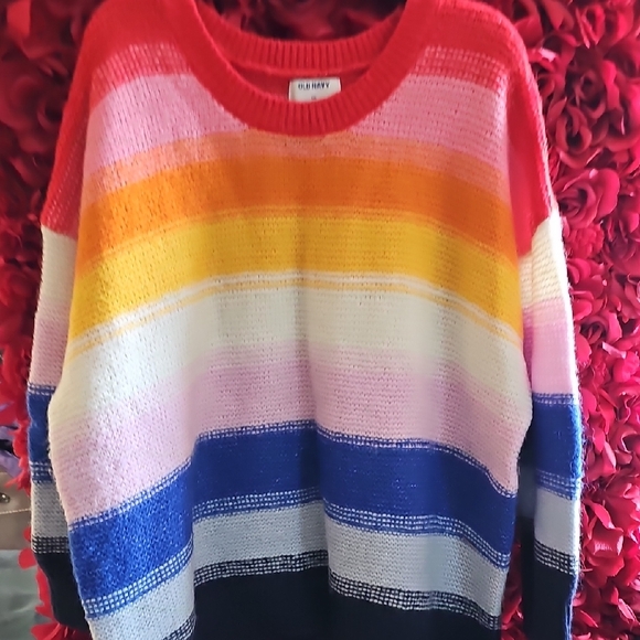 Colorful Striped Sweater - Picture 1 of 6